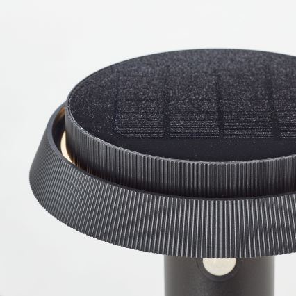 Brilliant - LED-Solarleuchte mit Sensor ALVERO LED/4W/3,7V 50 cm IP44 schwarz