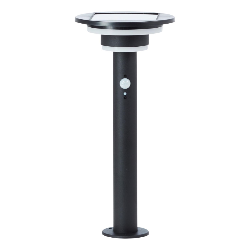 Brilliant - LED-Solarleuchte mit Sensor GARVINA LED/3W/3,7V 45 cm IP44 schwarz