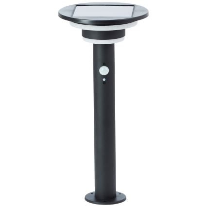 Brilliant - LED-Solarleuchte mit Sensor GARVINA LED/3W/3,7V 45 cm IP44 schwarz