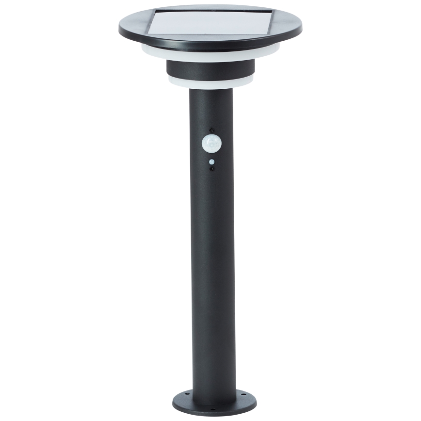 Brilliant - LED-Solarleuchte mit Sensor GARVINA LED/3W/3,7V 45 cm IP44 schwarz