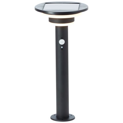 Brilliant - LED-Solarleuchte mit Sensor GARVINA LED/3W/3,7V 45 cm IP44 schwarz