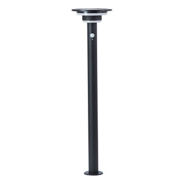 Brilliant - LED-Solarleuchte mit Sensor GARVINA LED/3W/3,7V 85 cm IP44 schwarz