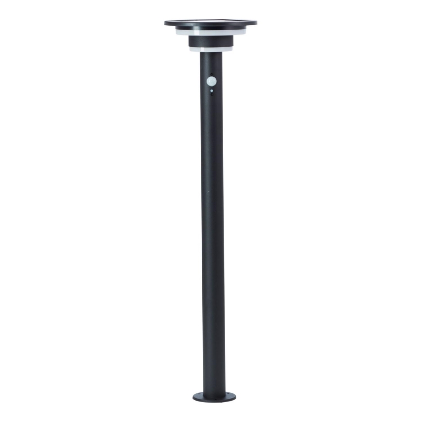 Brilliant - LED-Solarleuchte mit Sensor GARVINA LED/3W/3,7V 85 cm IP44 schwarz