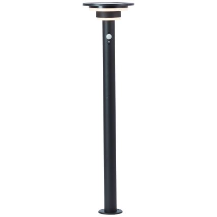 Brilliant - LED-Solarleuchte mit Sensor GARVINA LED/3W/3,7V 85 cm IP44 schwarz