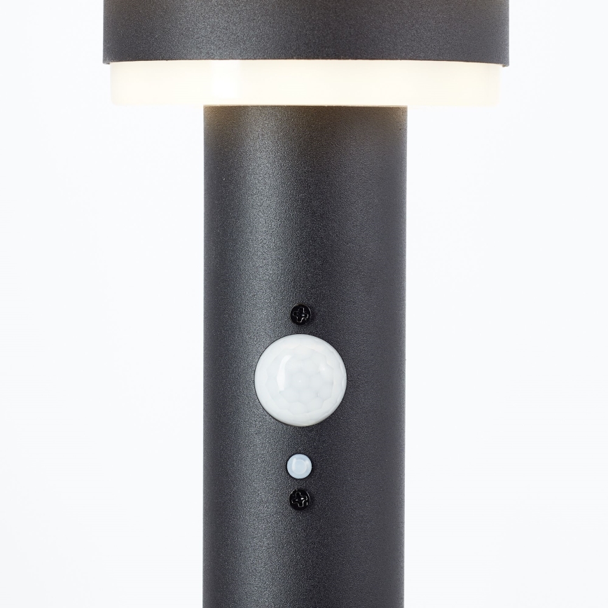 Brilliant - LED-Solarleuchte mit Sensor GARVINA LED/3W/3,7V 85 cm IP44 schwarz