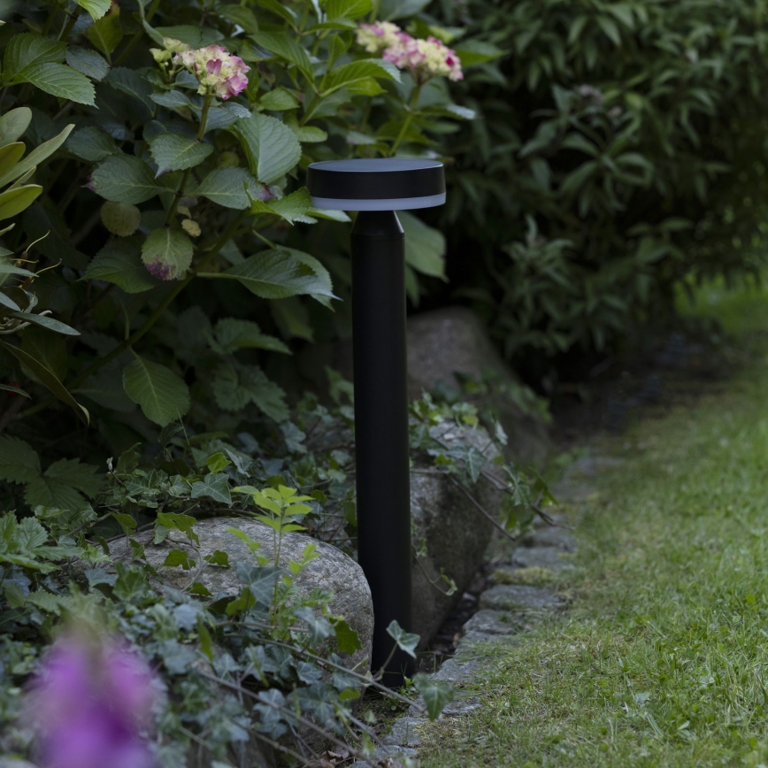 Brilliant - LED-Solarleuchte mit Sensor MAGUA LED/4W/3,7V 50,2 cm IP44 schwarz