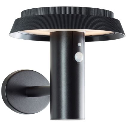 Brilliant - LED-Solarwandleuchte mit Sensor ALVERO LED/4W/3,7V IP44