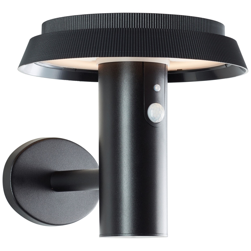 Brilliant - LED-Solarwandleuchte mit Sensor ALVERO LED/4W/3,7V IP44