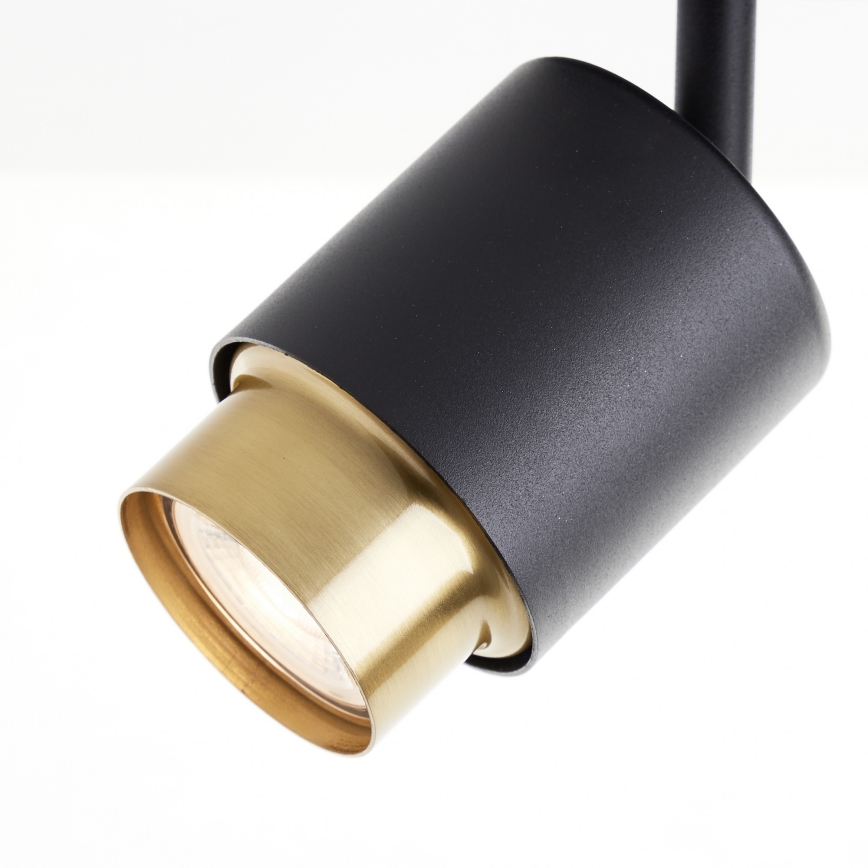 Brilliant - LED-Spot COVELO 2xGU10/5W/230V schwarz/gold