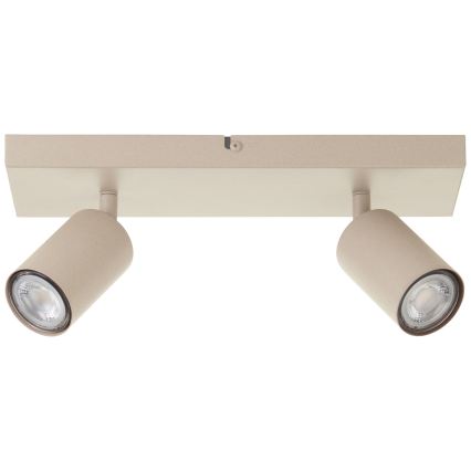 Brilliant - LED-Spot JELLO 2xGU10/5W/230V beige