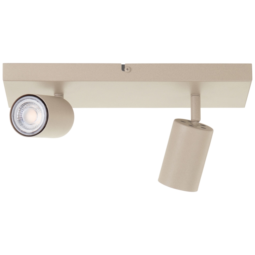 Brilliant - LED-Spot JELLO 2xGU10/5W/230V beige