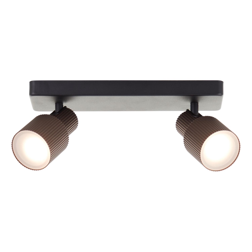 Brilliant - LED-Strahler CADIZ 2xGU10/5W/230V bronzen