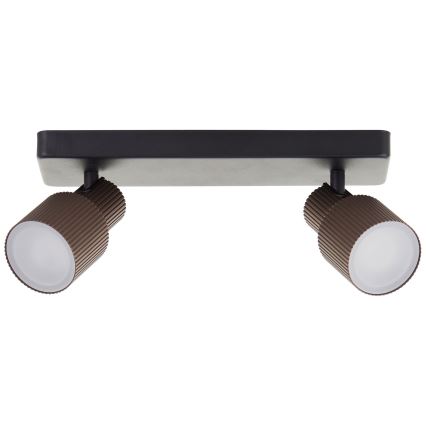 Brilliant - LED-Strahler CADIZ 2xGU10/5W/230V bronzen