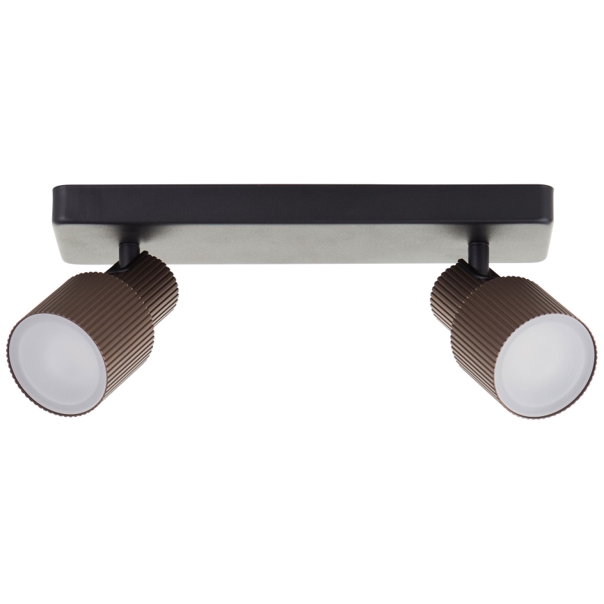Brilliant - LED-Strahler CADIZ 2xGU10/5W/230V bronzen