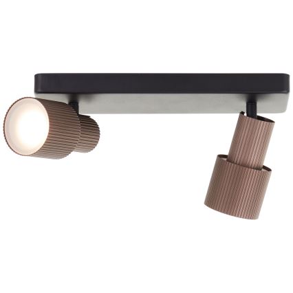 Brilliant - LED-Strahler CADIZ 2xGU10/5W/230V bronzen