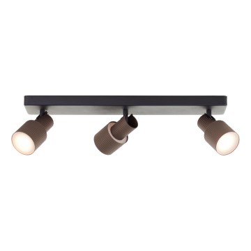 Brilliant - LED-Strahler CADIZ 3xGU10/5W/230V bronzen