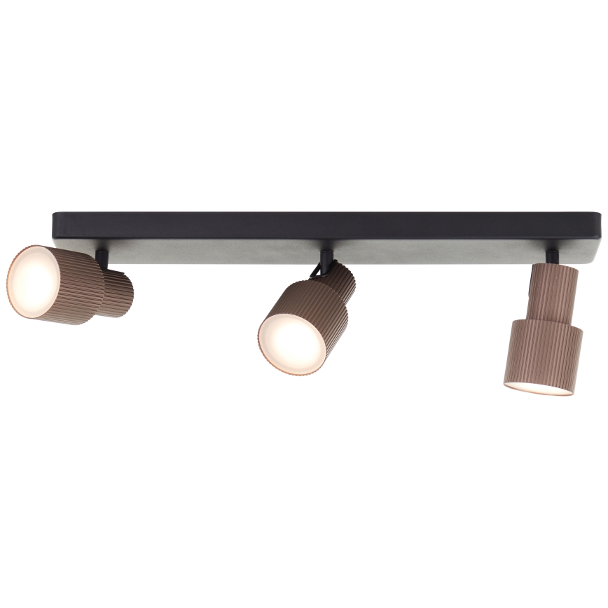 Brilliant - LED-Strahler CADIZ 3xGU10/5W/230V bronzen