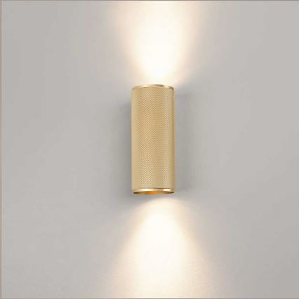 Brilliant - LED-Wandleuchte MARTY 2xGU10/5W/230V golden