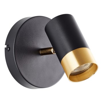 Brilliant - LED-Wandspot VIGOLO 1xGU10/5W/230V schwarz/gold