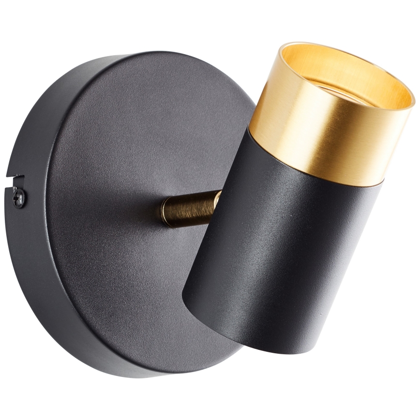 Brilliant - LED-Wandspot VIGOLO 1xGU10/5W/230V schwarz/gold