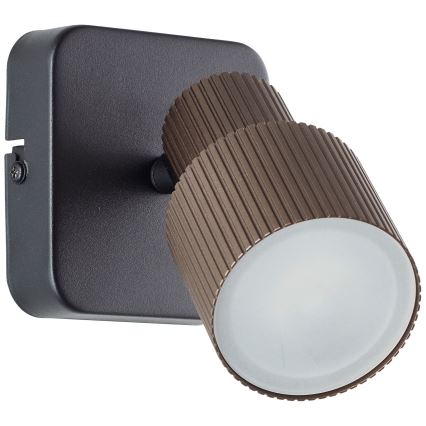 Brilliant - LED-Wandstrahler CADIZ 1xGU10/5W/230V bronzen