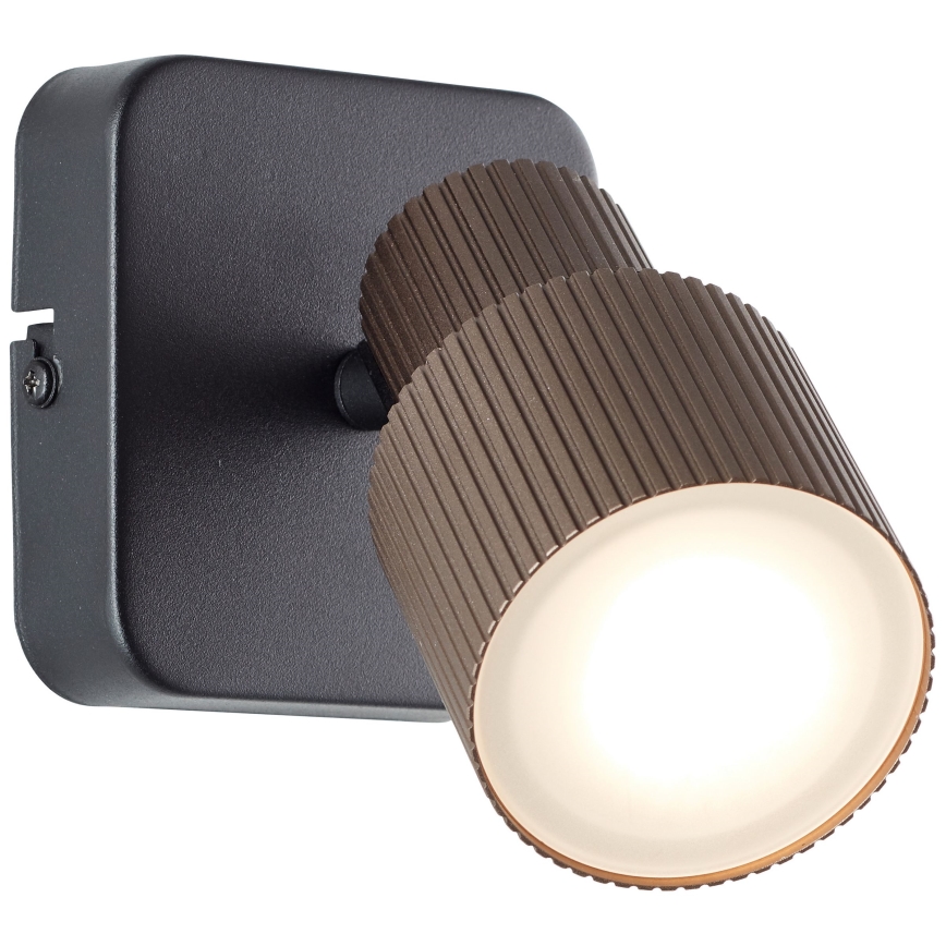 Brilliant - LED-Wandstrahler CADIZ 1xGU10/5W/230V bronzen