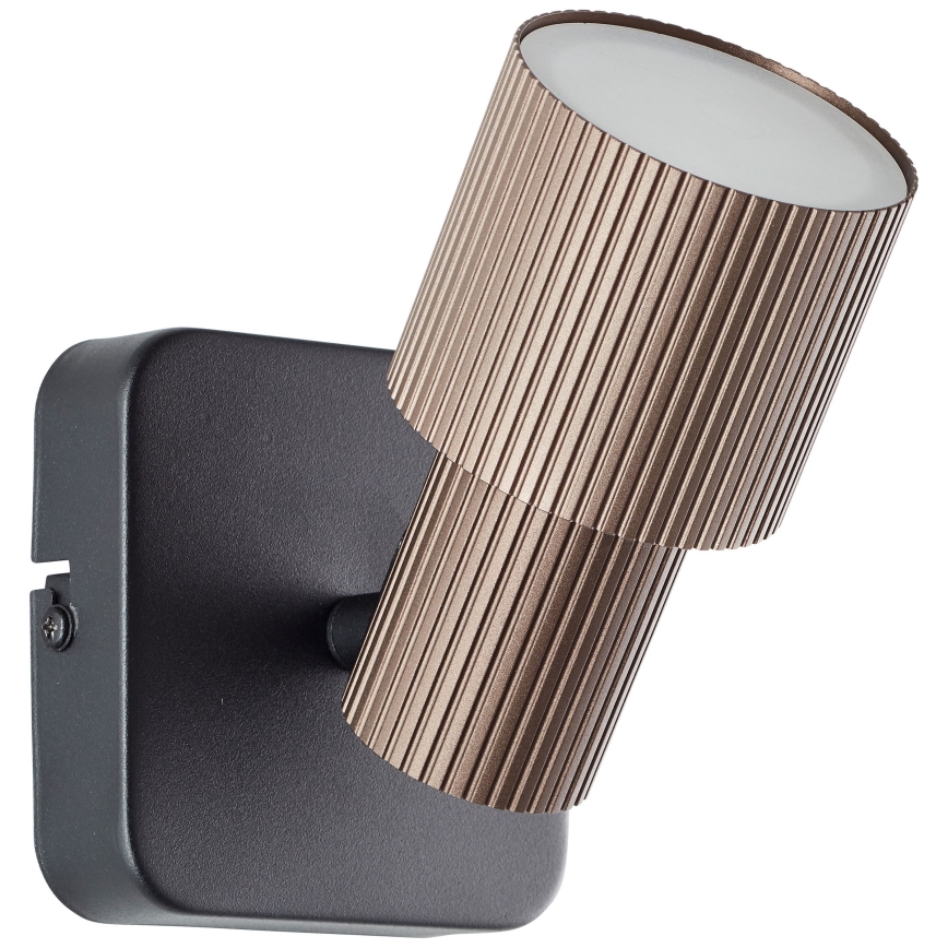 Brilliant - LED-Wandstrahler CADIZ 1xGU10/5W/230V bronzen