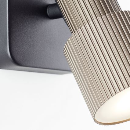 Brilliant - LED-Wandstrahler CADIZ 1xGU10/5W/230V bronzen