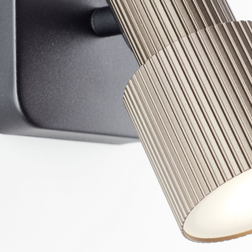 Brilliant - LED-Wandstrahler CADIZ 1xGU10/5W/230V bronzen