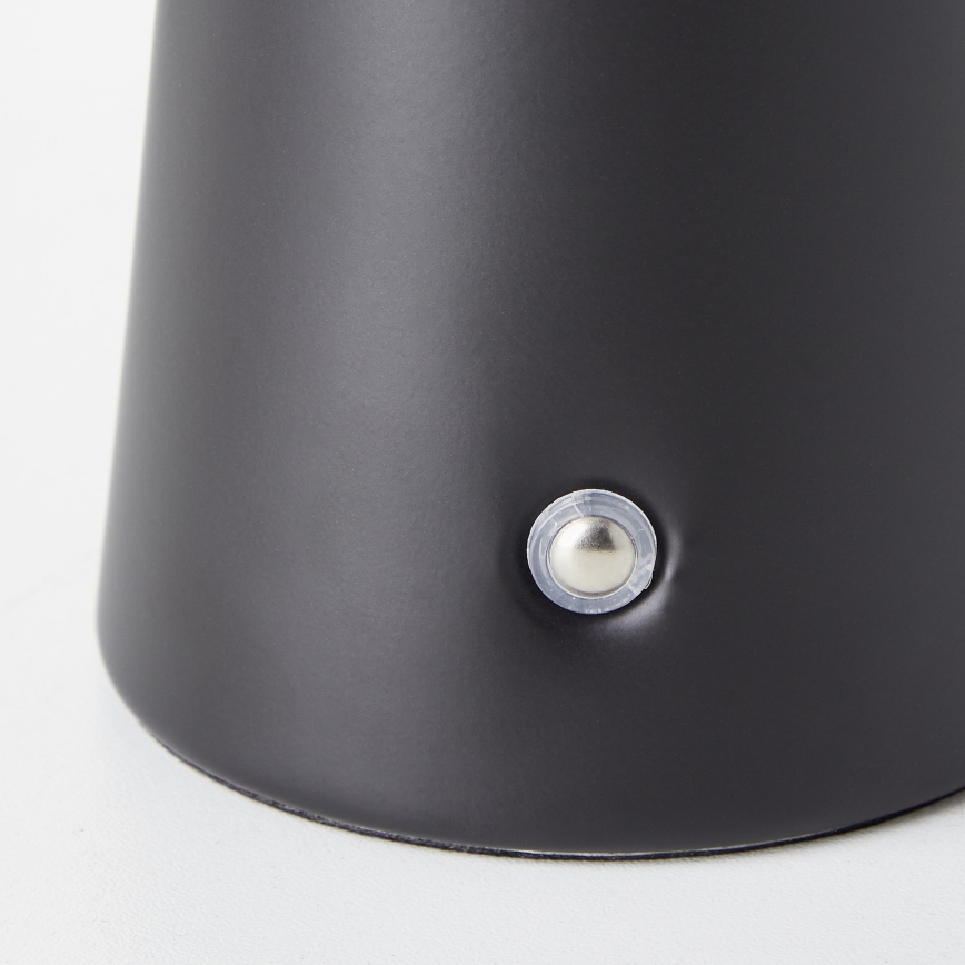 Brilliant - LED dimmbare Touch-Außen-Tischlampe MUFFIN LED/3W/5V USB 2600 mAh IP44 schwarz
