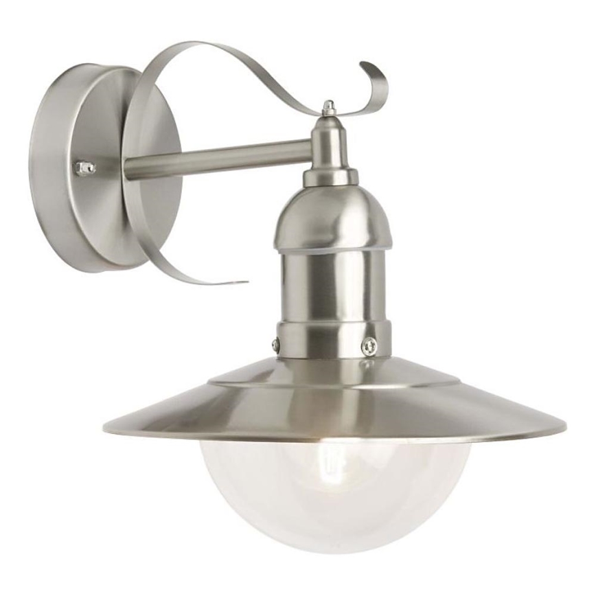 Brilliant - Outdoor-Wandleuchte ARTO 1xE27/60W/230V IP44 glänzendes Chrom