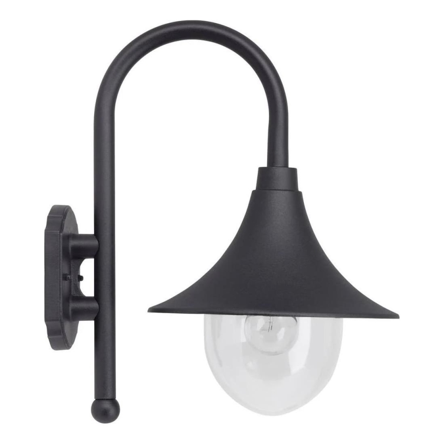 Brilliant - Outdoor-Wandleuchte BERNA 1xE27/60W/230V IP44 schwarz