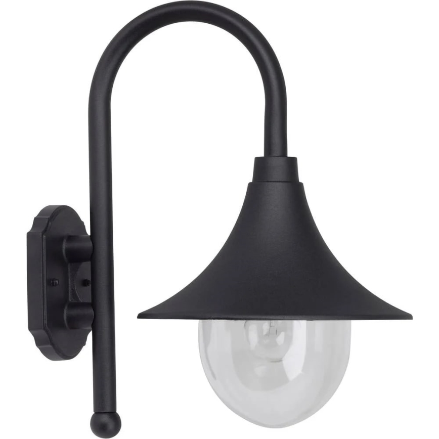 Brilliant - Outdoor-Wandleuchte BERNA 1xE27/60W/230V IP44 schwarz
