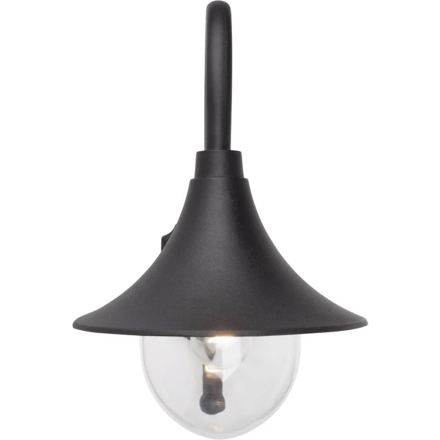 Brilliant - Outdoor-Wandleuchte BERNA 1xE27/60W/230V IP44 schwarz