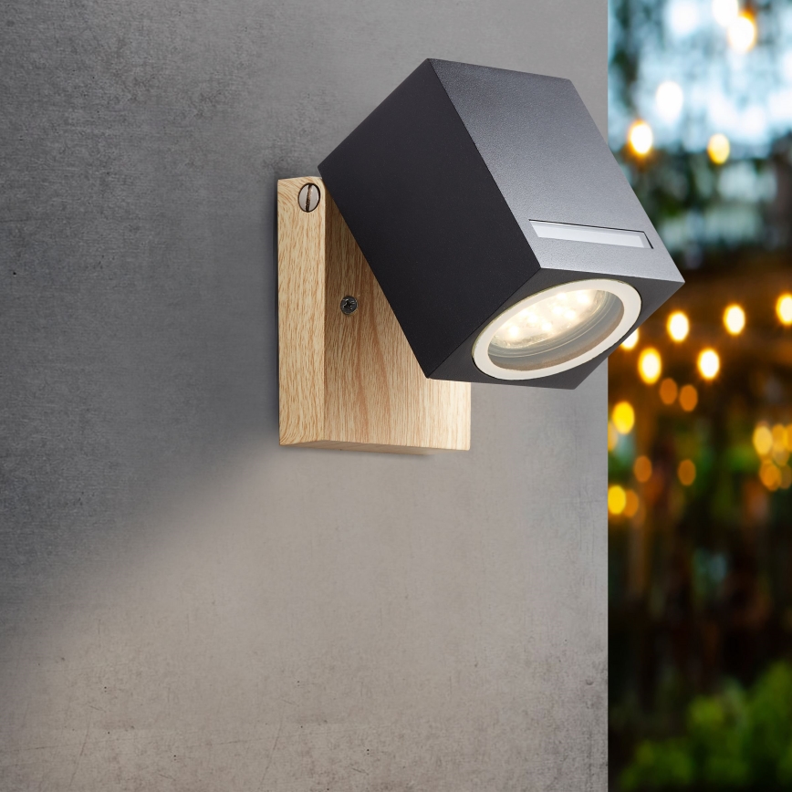Brilliant - Outdoor-Wandleuchte GALENI 1xGU10/20W/230V IP44