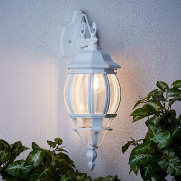 Brilliant - Outdoor-Wandleuchte ISTRIA 1xE27/60W/230V IP23 weiß