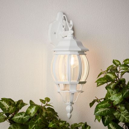 Brilliant - Outdoor-Wandleuchte ISTRIA 1xE27/60W/230V IP23 weiß