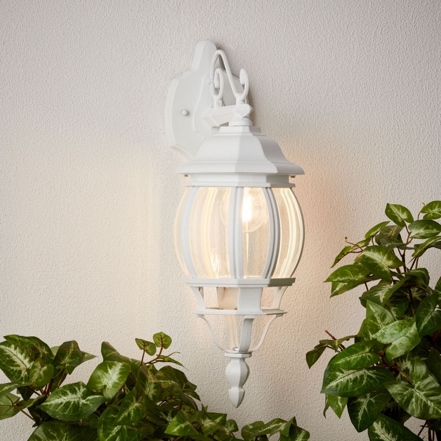 Brilliant - Outdoor-Wandleuchte ISTRIA 1xE27/60W/230V IP23 weiß