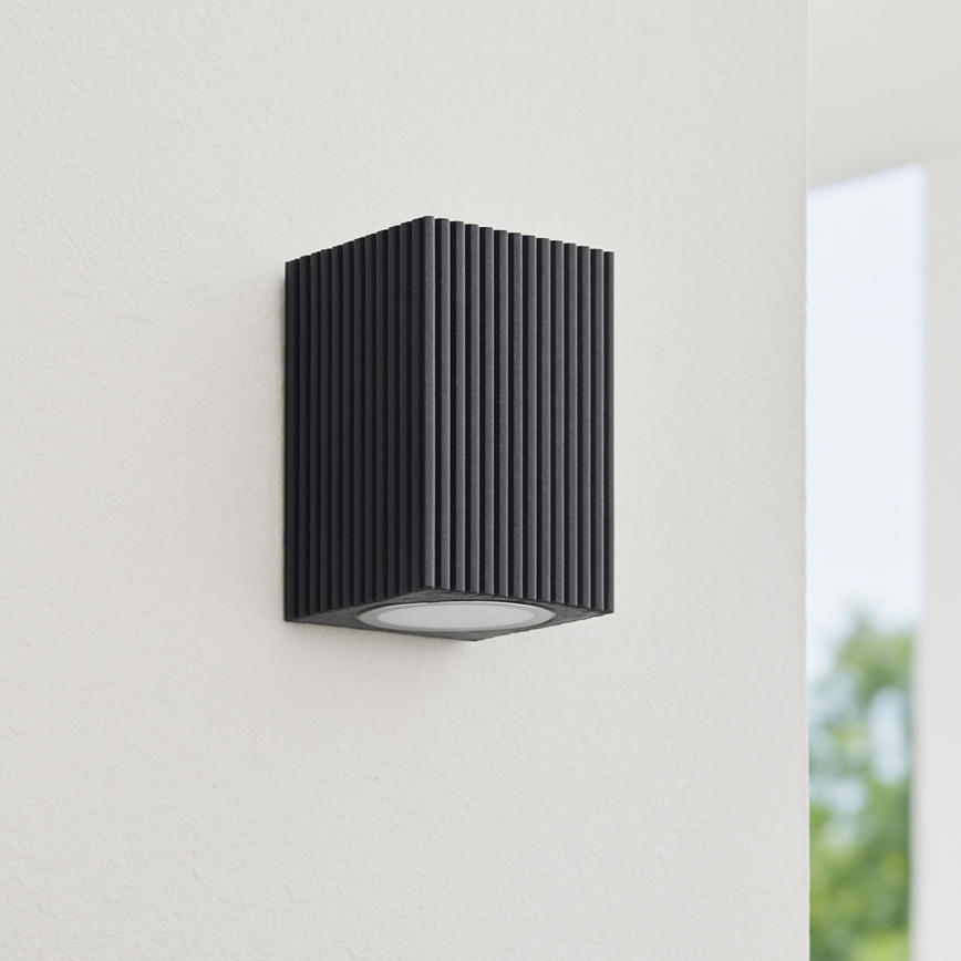 Brilliant - Outdoor-Wandleuchte JELANI 1xGU10/10W/230V IP44 schwarz