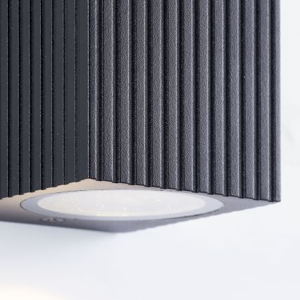 Brilliant - Outdoor-Wandleuchte JELANI 1xGU10/10W/230V IP44 schwarz