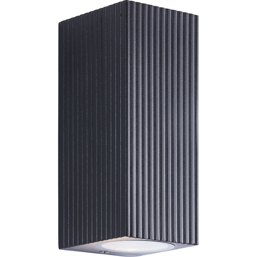 Brilliant - Outdoor-Wandleuchte JELANI 2xGU10/10W/230V IP44 schwarz