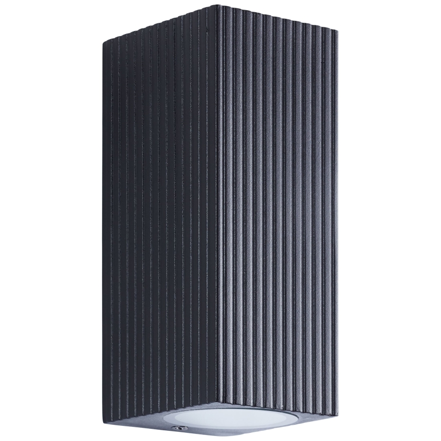 Brilliant - Outdoor-Wandleuchte JELANI 2xGU10/10W/230V IP44 schwarz