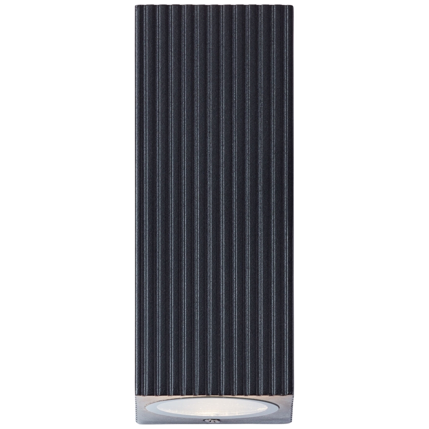 Brilliant - Outdoor-Wandleuchte JELANI 2xGU10/10W/230V IP44 schwarz