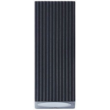 Brilliant - Outdoor-Wandleuchte JELANI 2xGU10/10W/230V IP44 schwarz