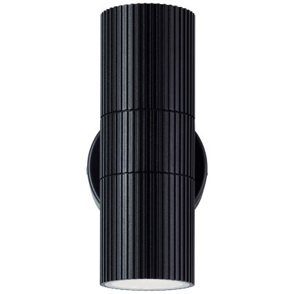Brilliant - Outdoor-Wandleuchte KEOLA 2xGU10/10W/230V IP44 schwarz