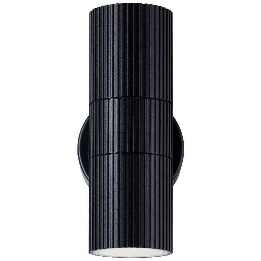 Brilliant - Outdoor-Wandleuchte KEOLA 2xGU10/10W/230V IP44 schwarz