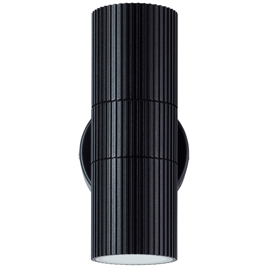 Brilliant - Outdoor-Wandleuchte KEOLA 2xGU10/10W/230V IP44 schwarz