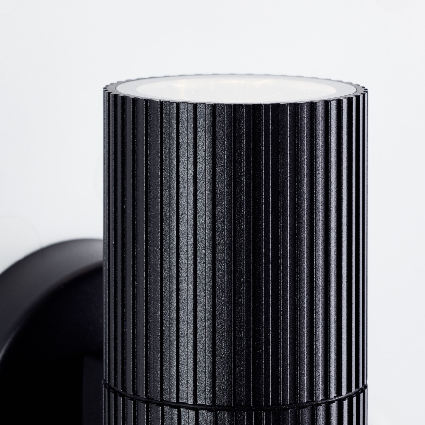 Brilliant - Outdoor-Wandleuchte KEOLA 2xGU10/10W/230V IP44 schwarz