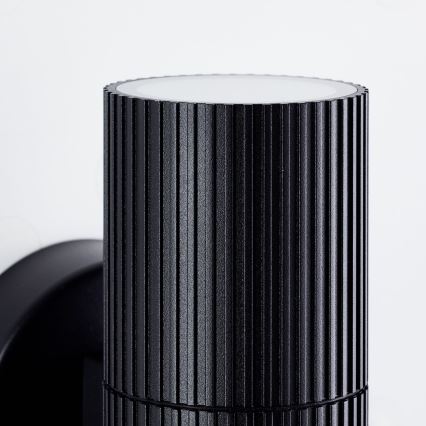 Brilliant - Outdoor-Wandleuchte KEOLA 2xGU10/10W/230V IP44 schwarz