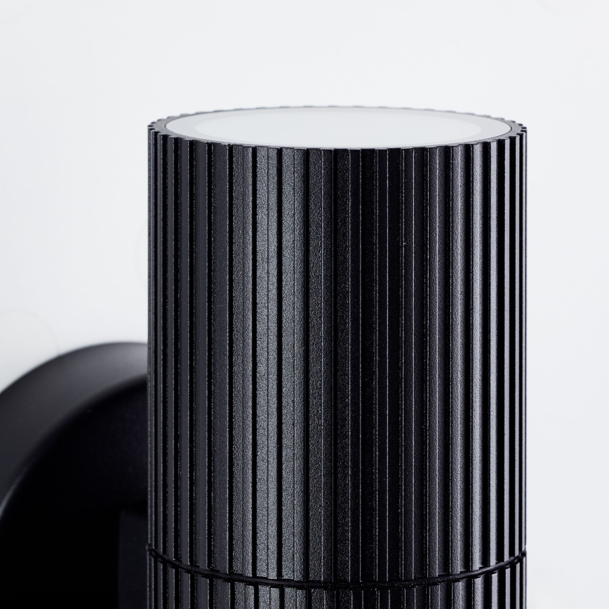 Brilliant - Outdoor-Wandleuchte KEOLA 2xGU10/10W/230V IP44 schwarz